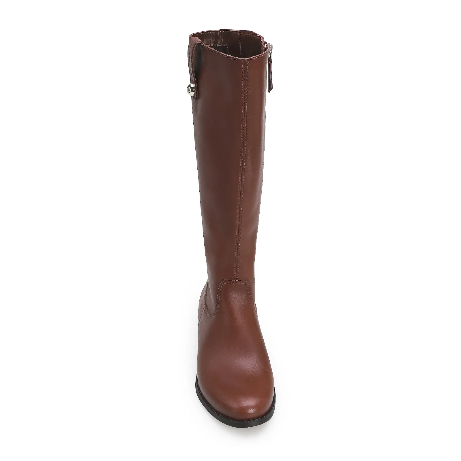 Bota Montaria Couro Marrom Escuro