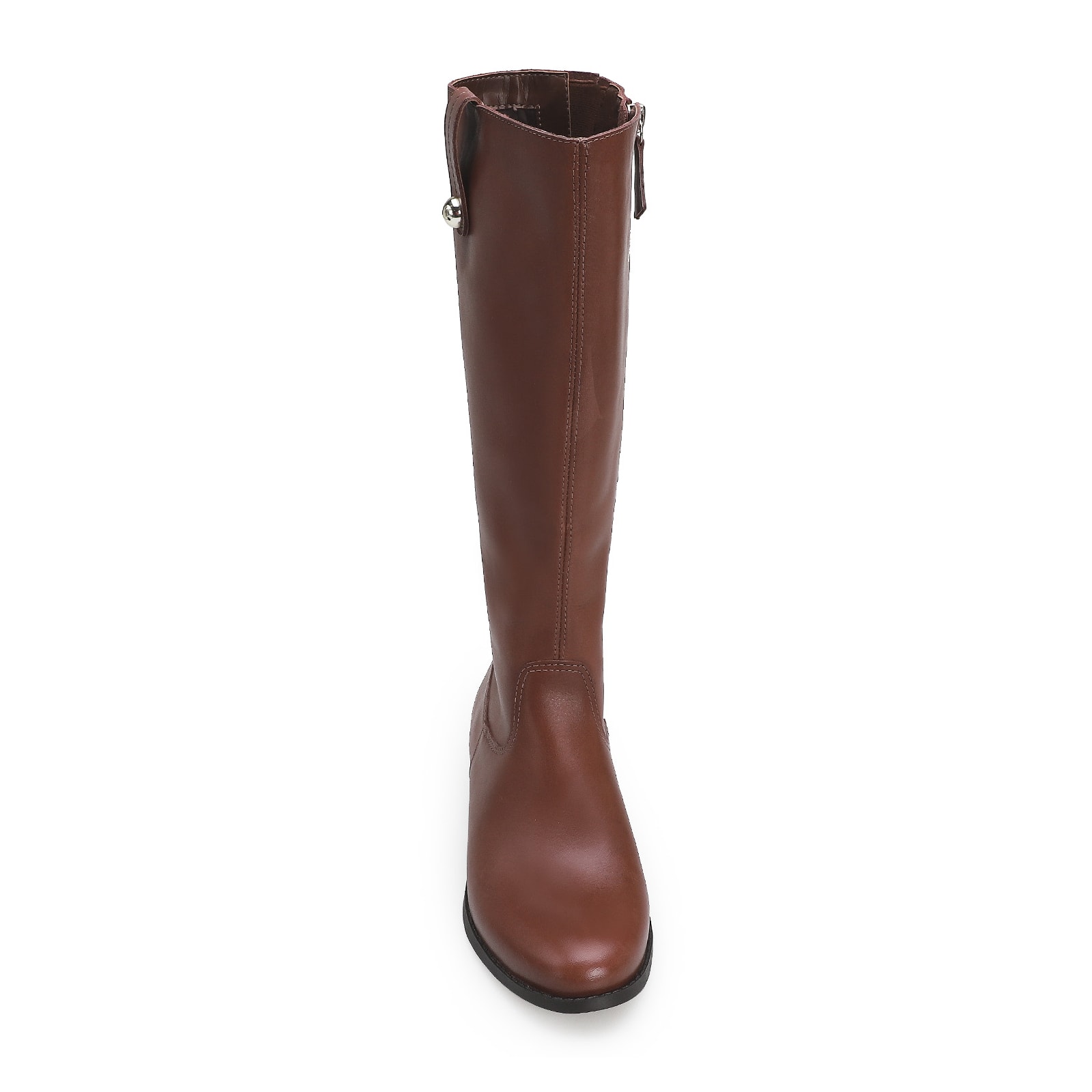 Bota Montaria Couro Marrom Escuro