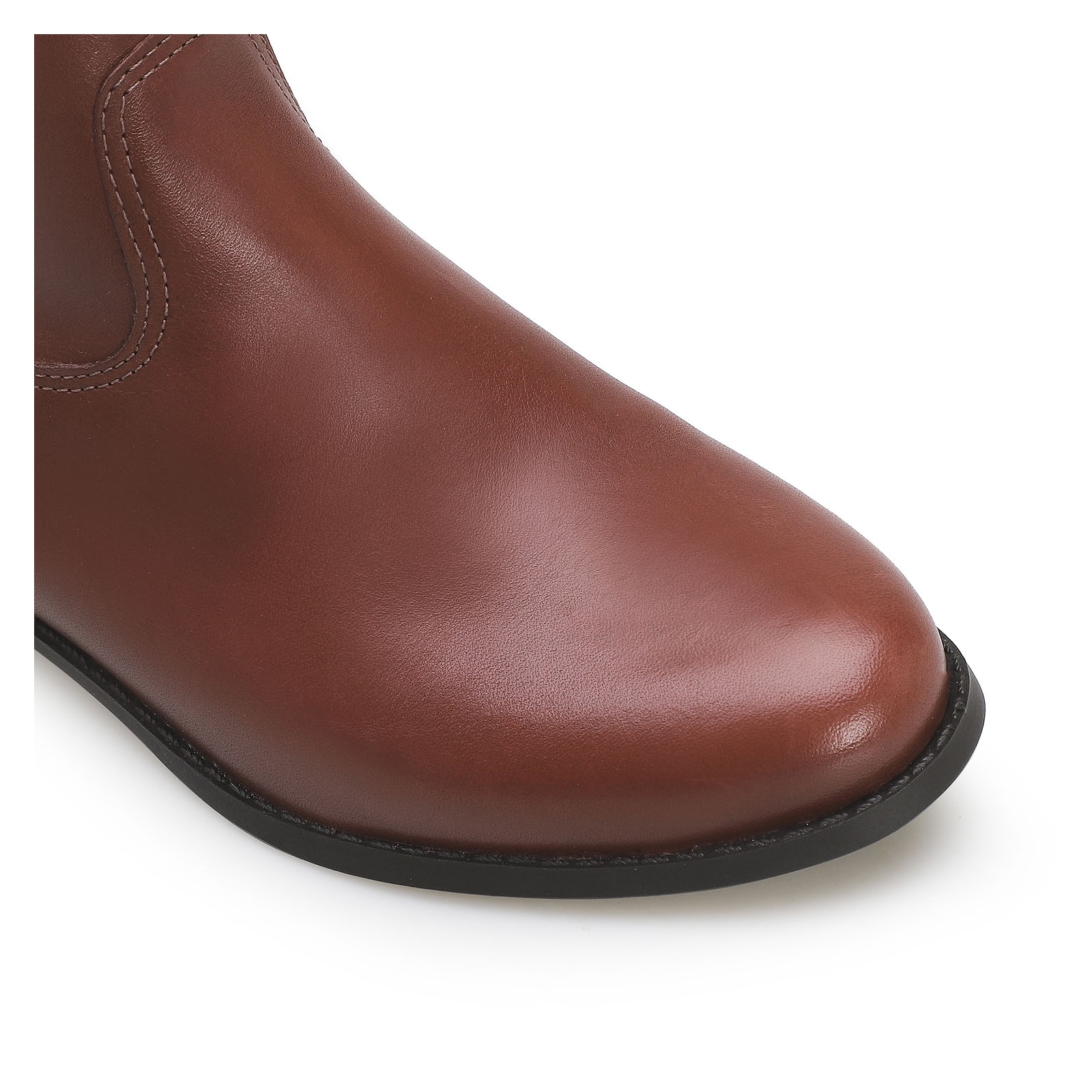 Bota Montaria Couro Marrom Escuro