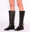 Bota Montaria Couro Preto - imagem 2