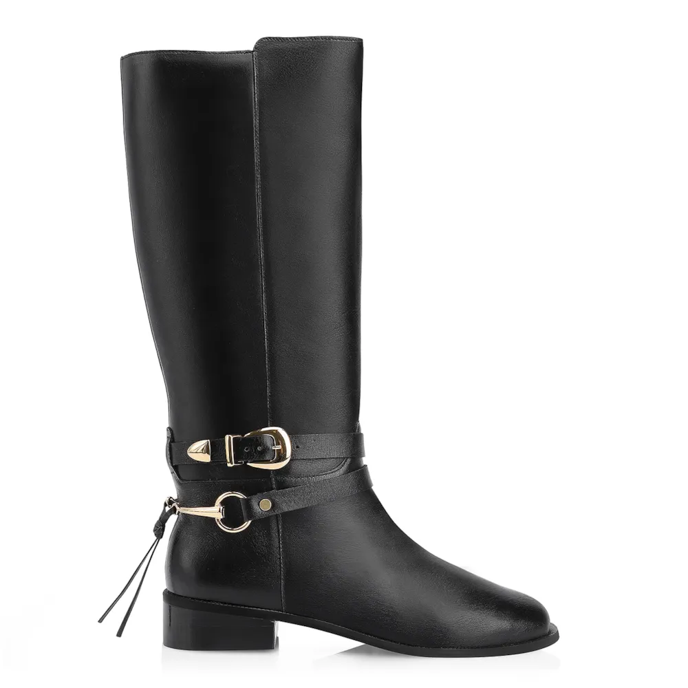 Bota Montaria Couro Preto - imagem 3