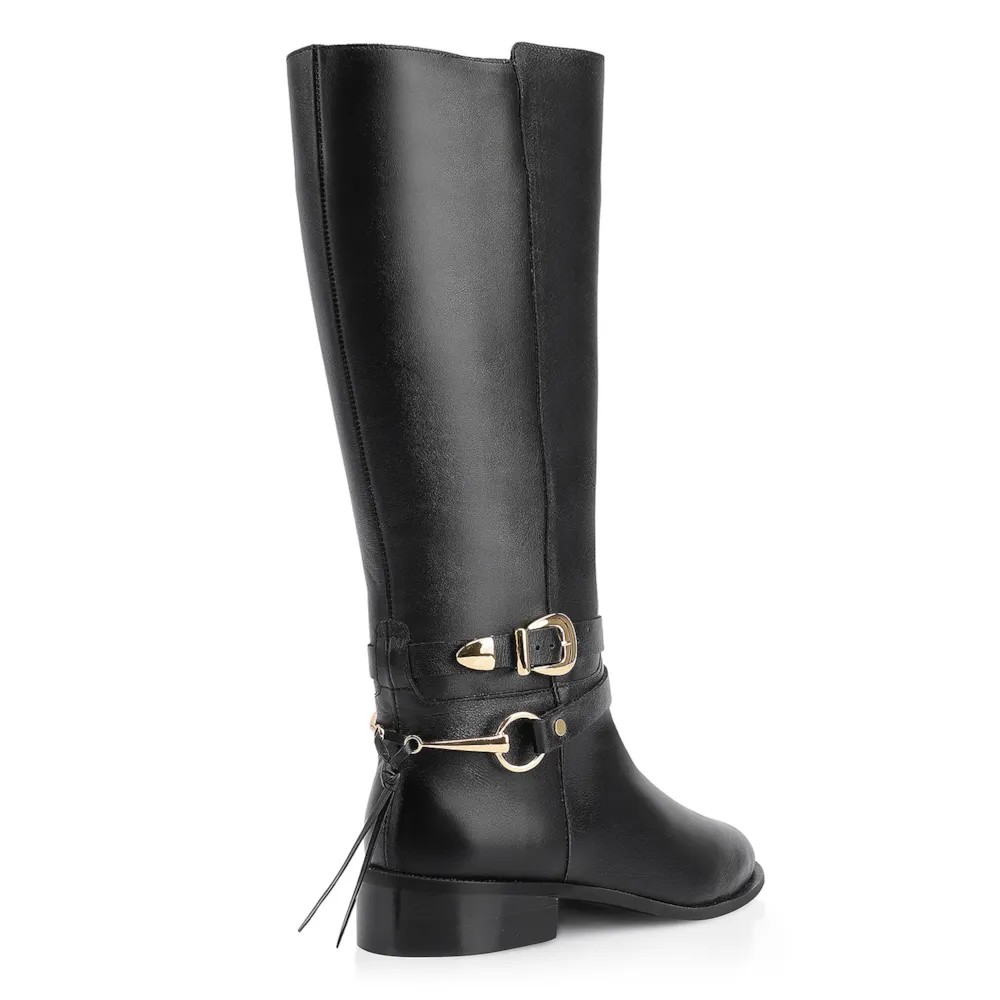 Bota Montaria Couro Preto - imagem 4