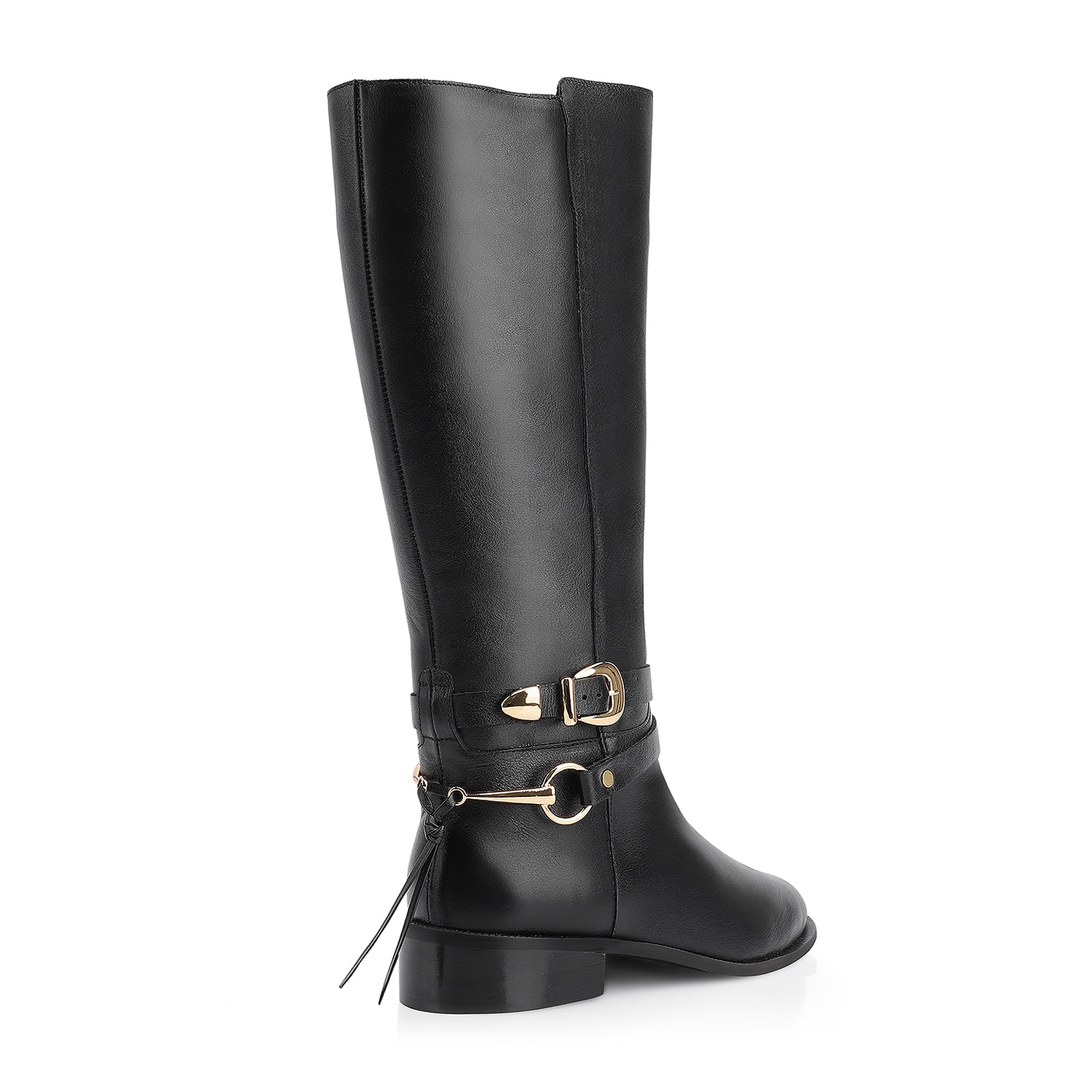 Bota Montaria Couro Preto