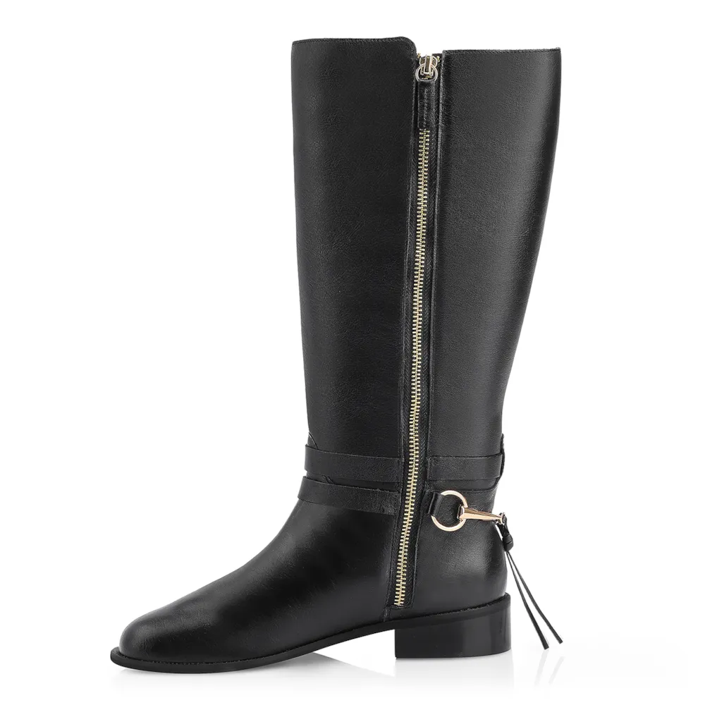 Bota Montaria Couro Preto - imagem 5