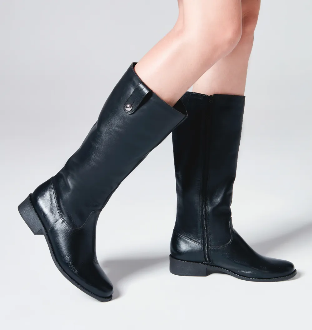 Bota Montaria Couro Preto - imagem 2