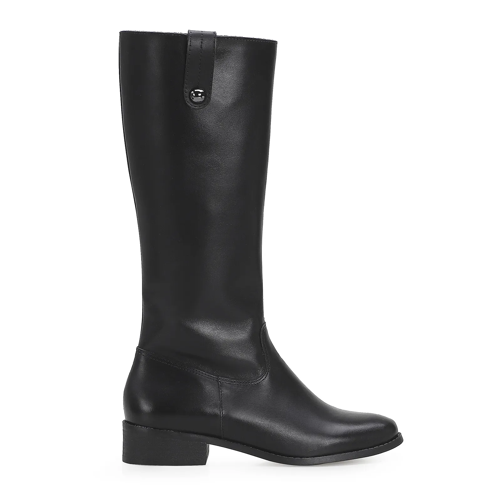 Bota Montaria Couro Preto