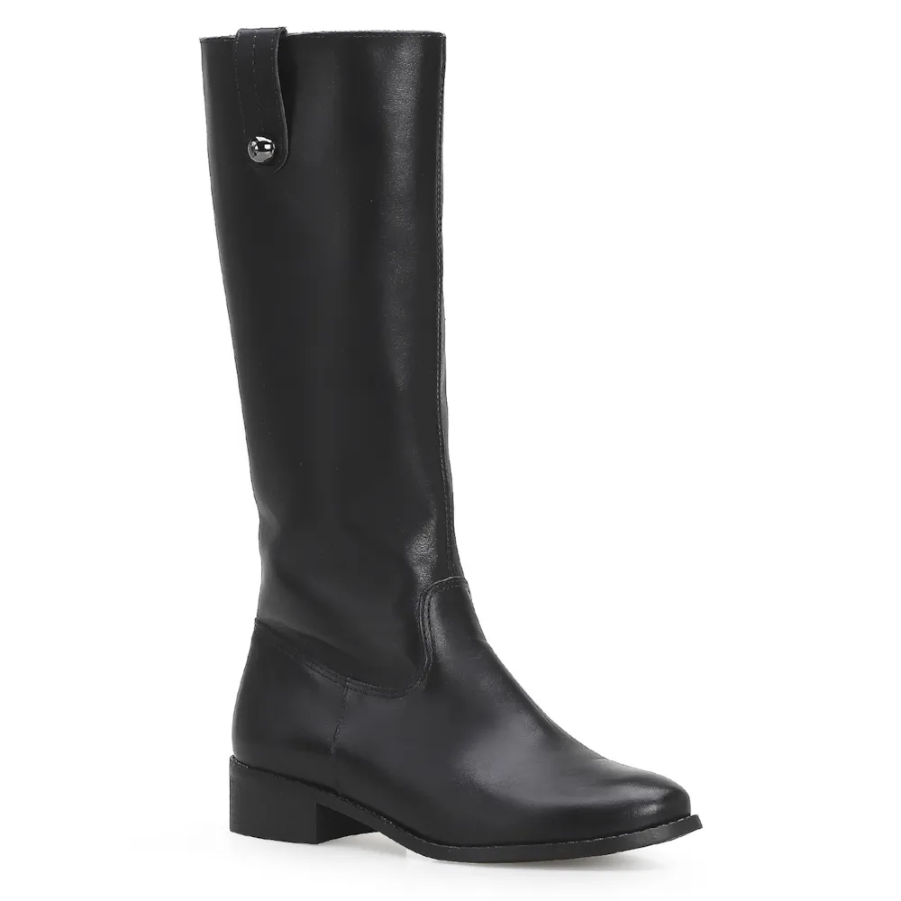Bota Montaria Couro Preto