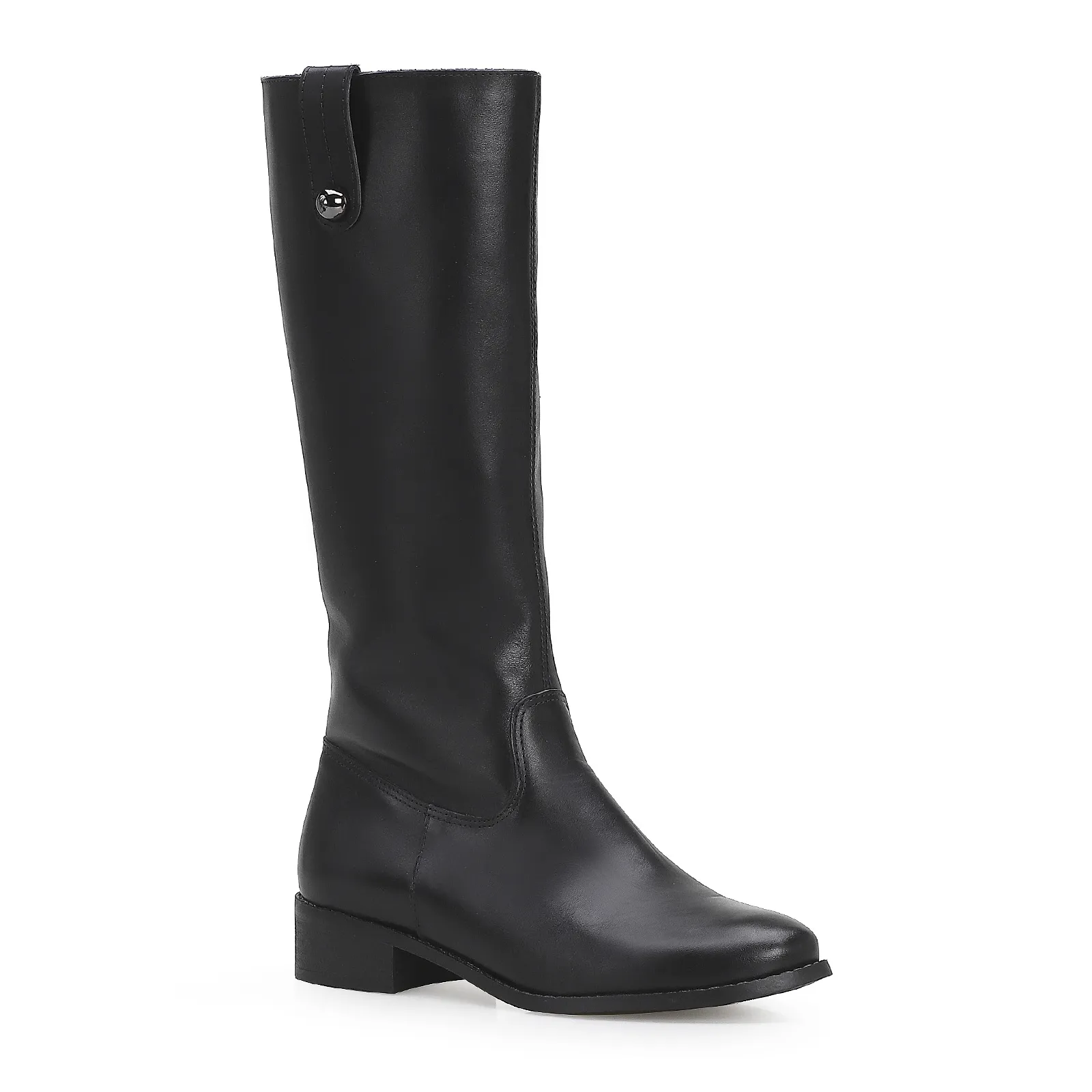 Bota Montaria Couro Preto