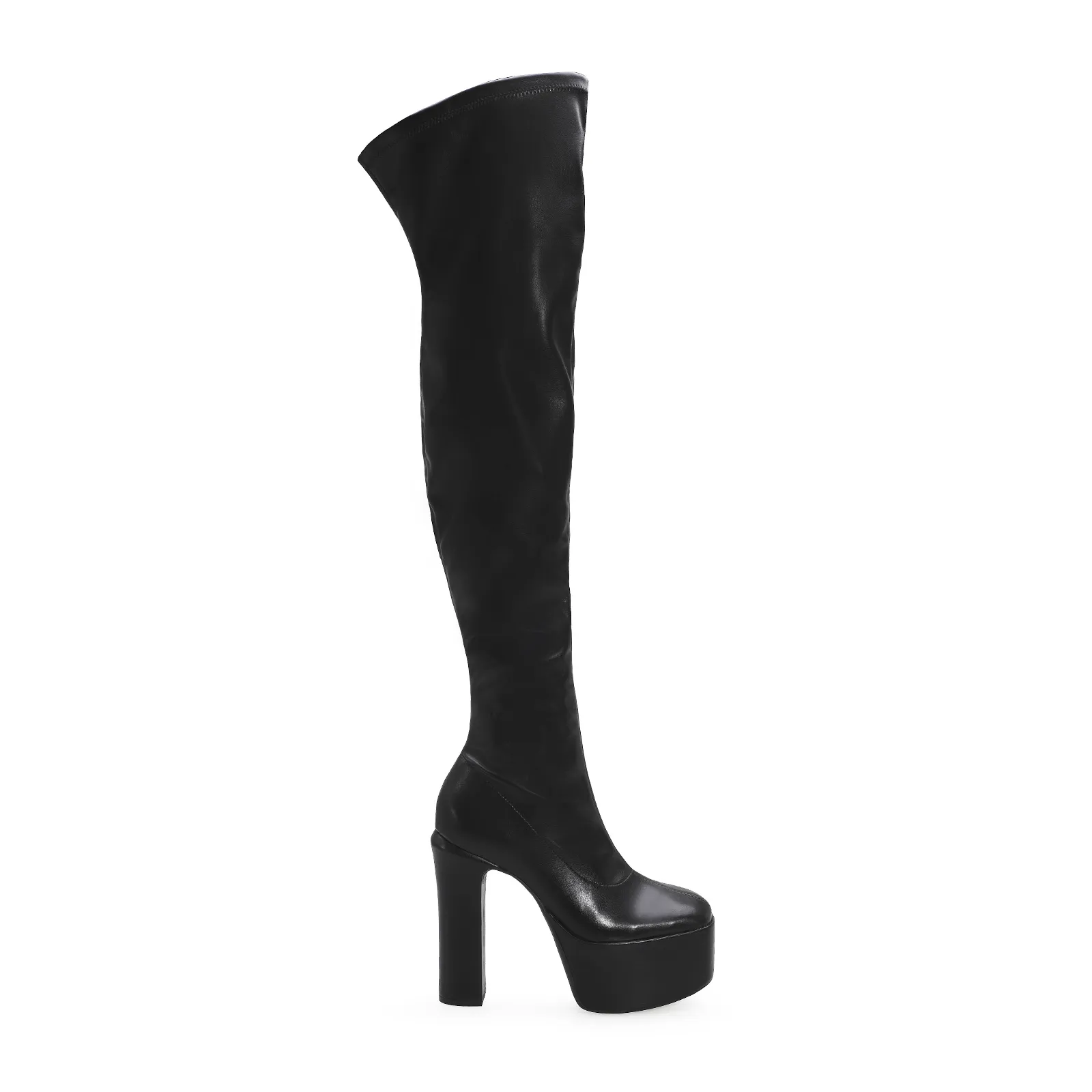 Bota Over The Knee Alt Preto