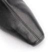 Bota Preta Cano Alto Salto Alto Couro Alto Slouch - imagem 7