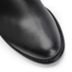 Bota Preta Cano Baixo Salto Médio Couro Capa - imagem 7