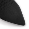 Bota Preta Cano Baixo Salto Médio Knit - imagem 7