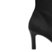 Bota Preta Cano Baixo Salto Médio Knit - imagem 8