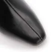 Bota Preta Cano Médio Salto Médio Couro Lux - imagem 7