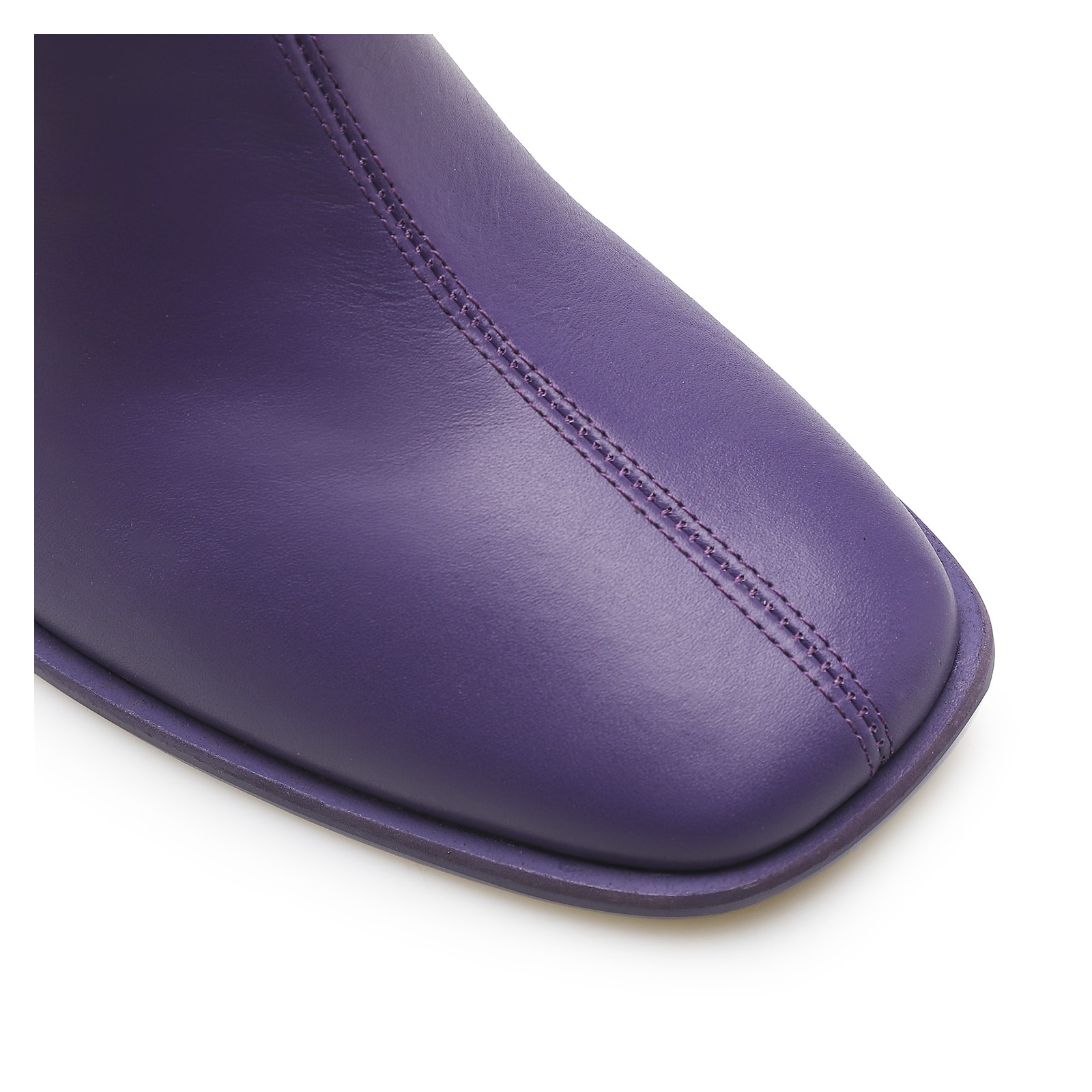 Bota Square Ária Couro Violeta