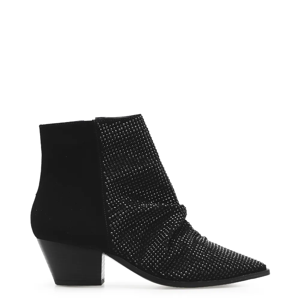 Bota Strass Nobuck Preto - imagem 3