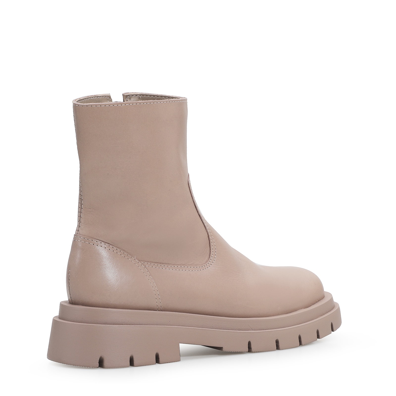 Bota Tratorada Couro Bege