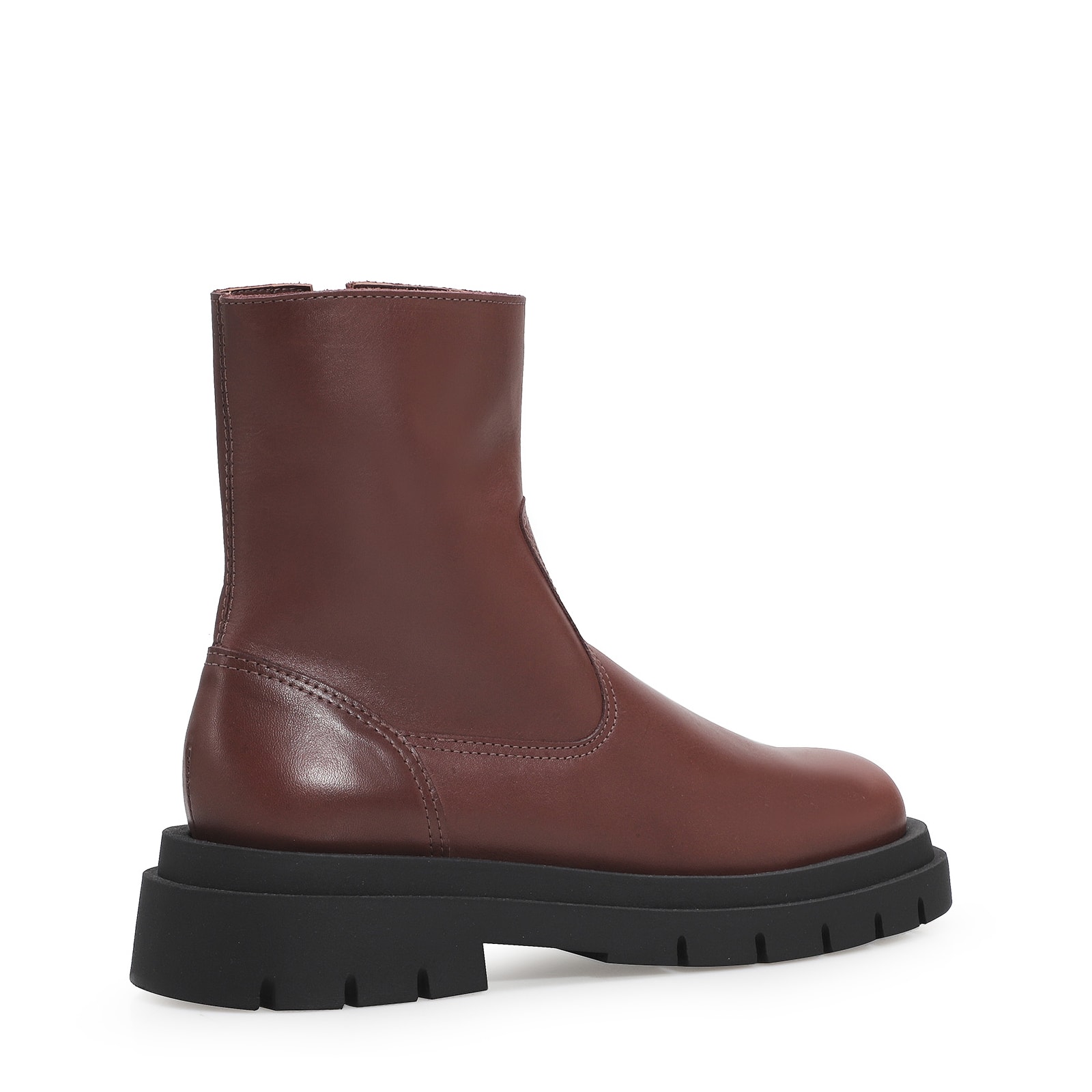 Bota Tratorada Couro Marrom