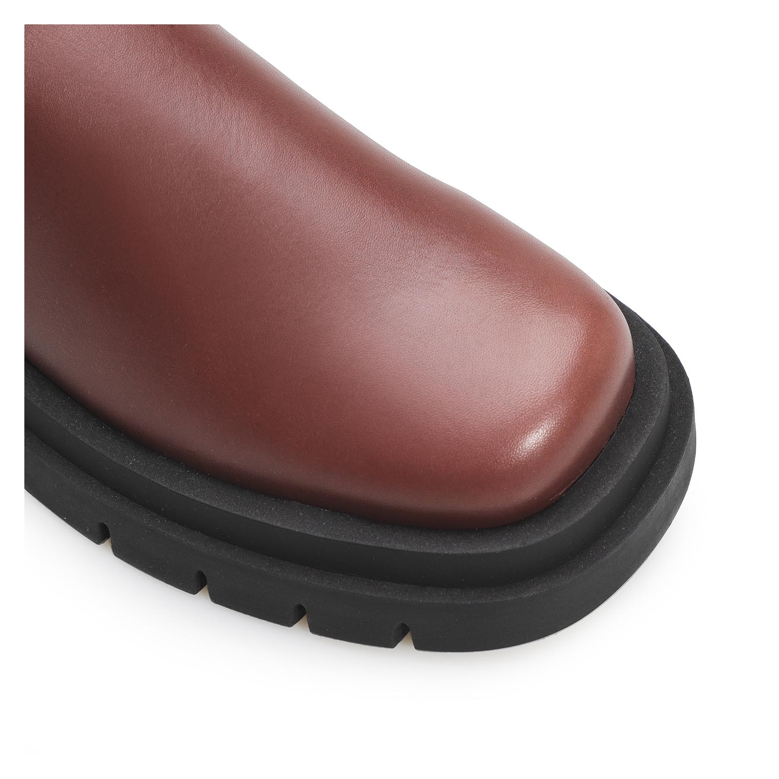 Bota Tratorada Couro Marrom