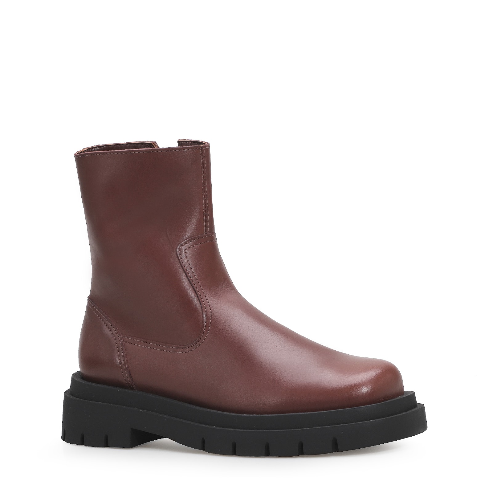 Bota Tratorada Couro Marrom