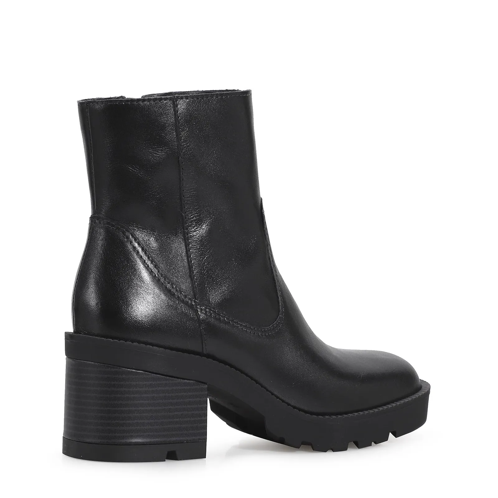 Bota Tratorada Couro Preto
