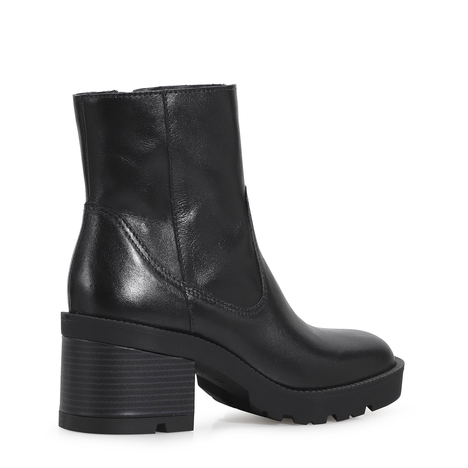 Bota Tratorada Couro Preto