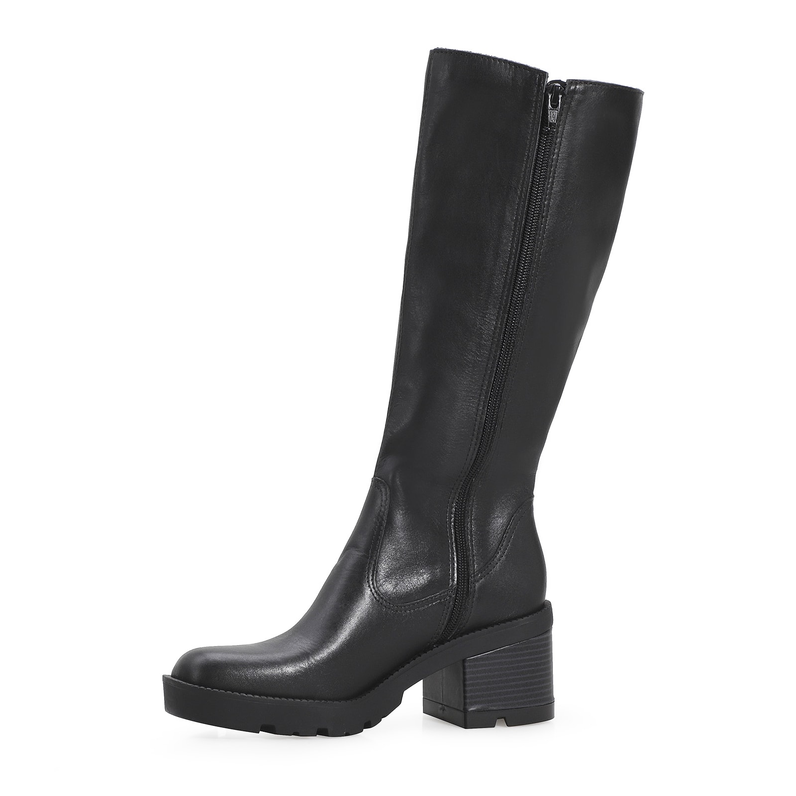 Bota Tratorada Couro Preto