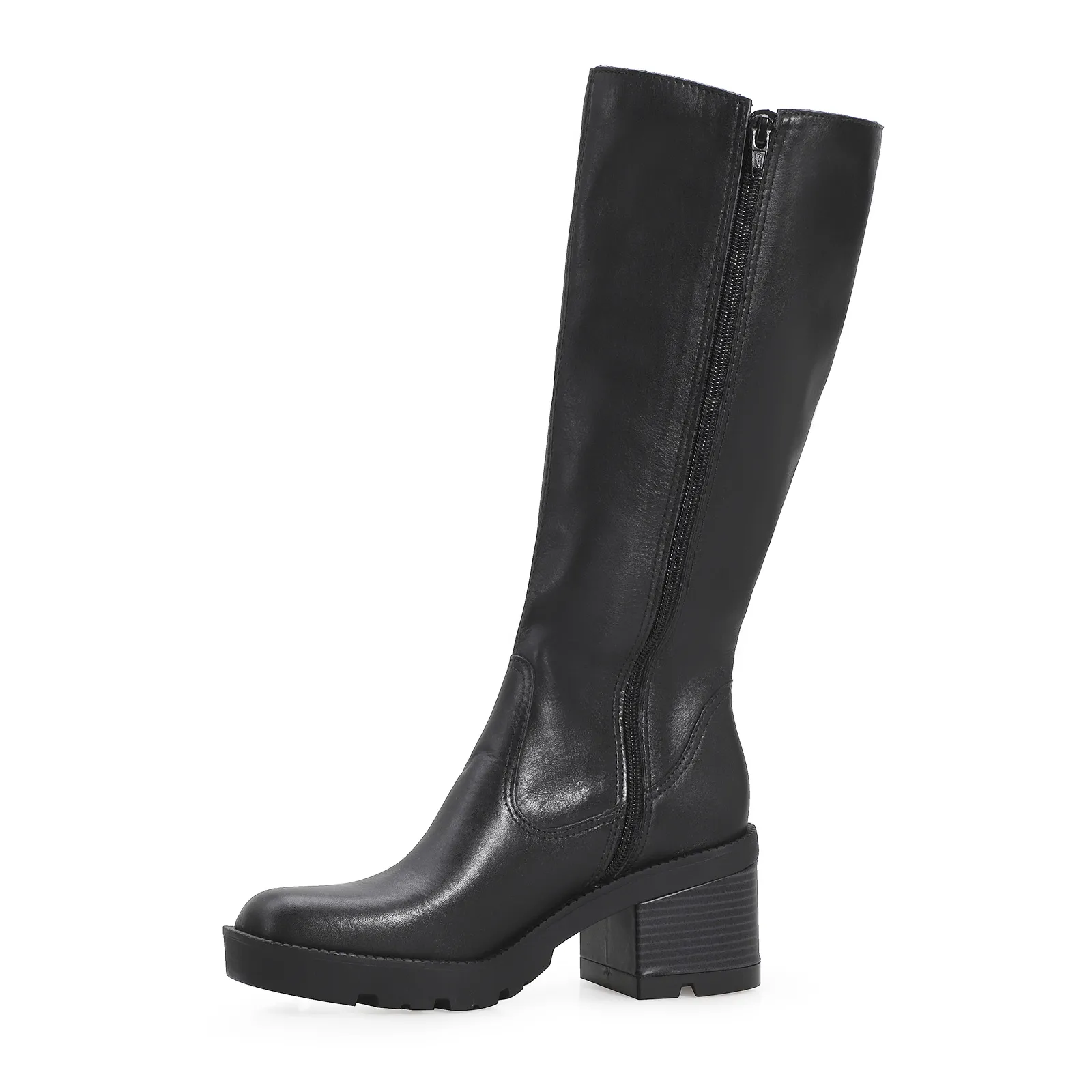 Bota Tratorada Couro Preto
