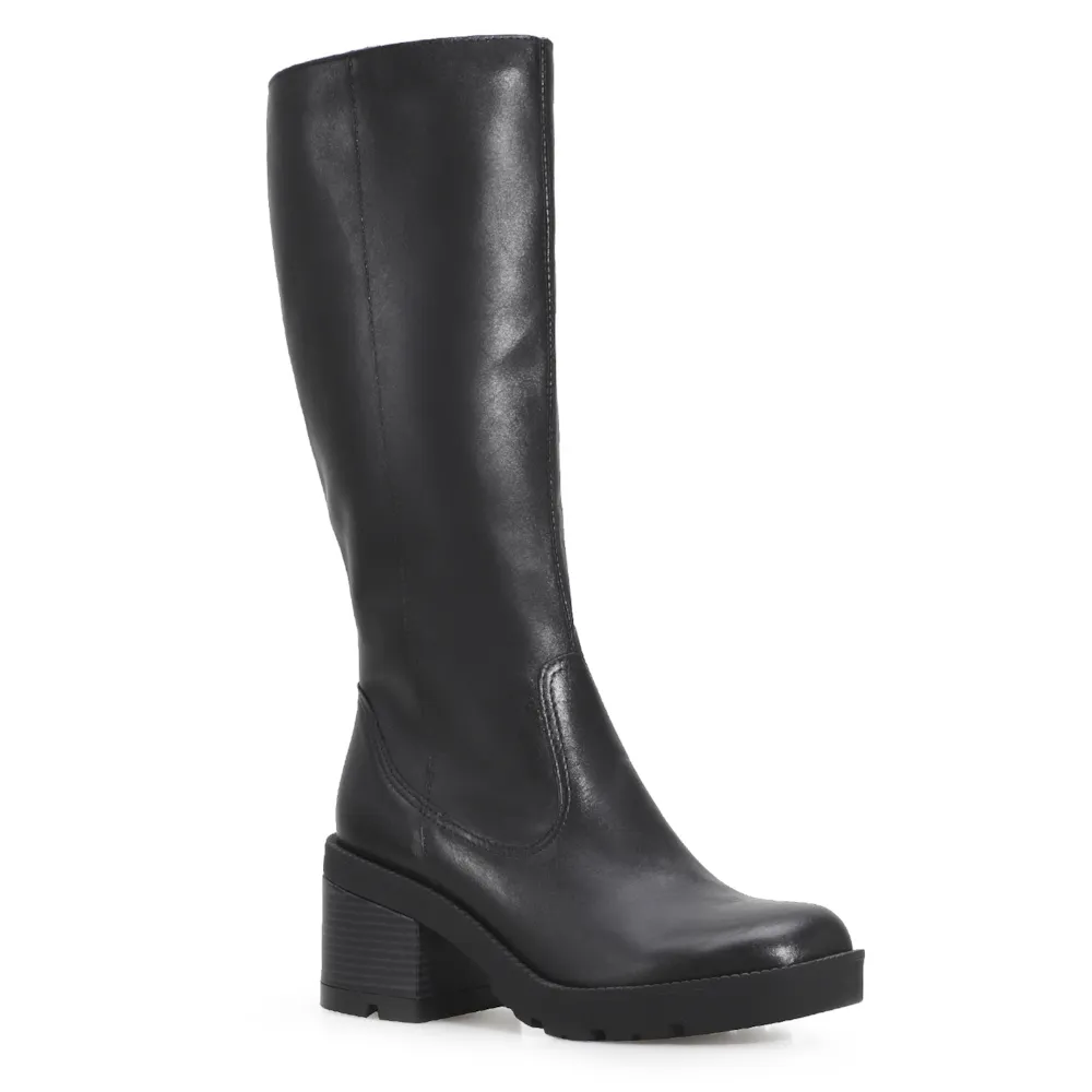 Bota Tratorada Couro Preto