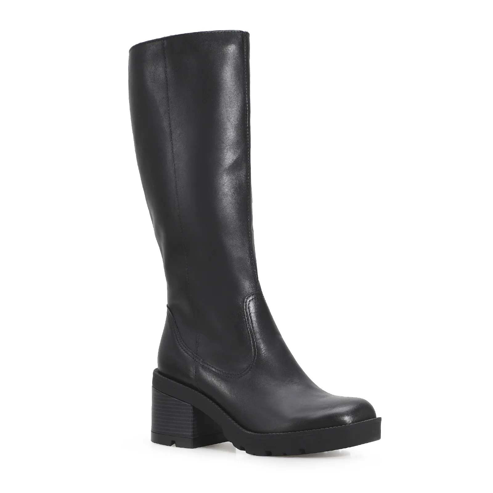 Bota Tratorada Couro Preto
