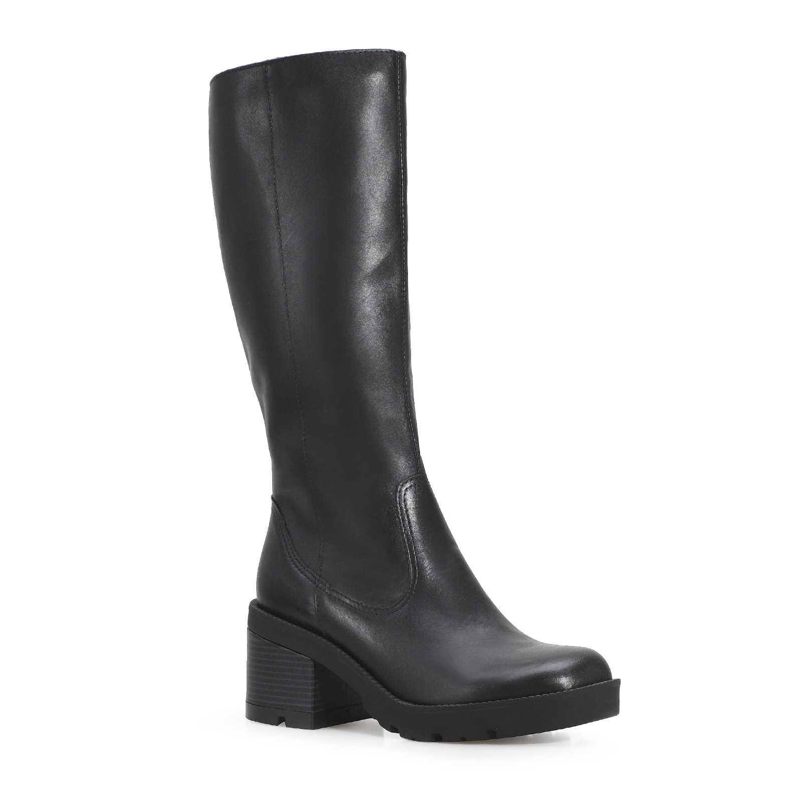 Bota Tratorada Couro Preto