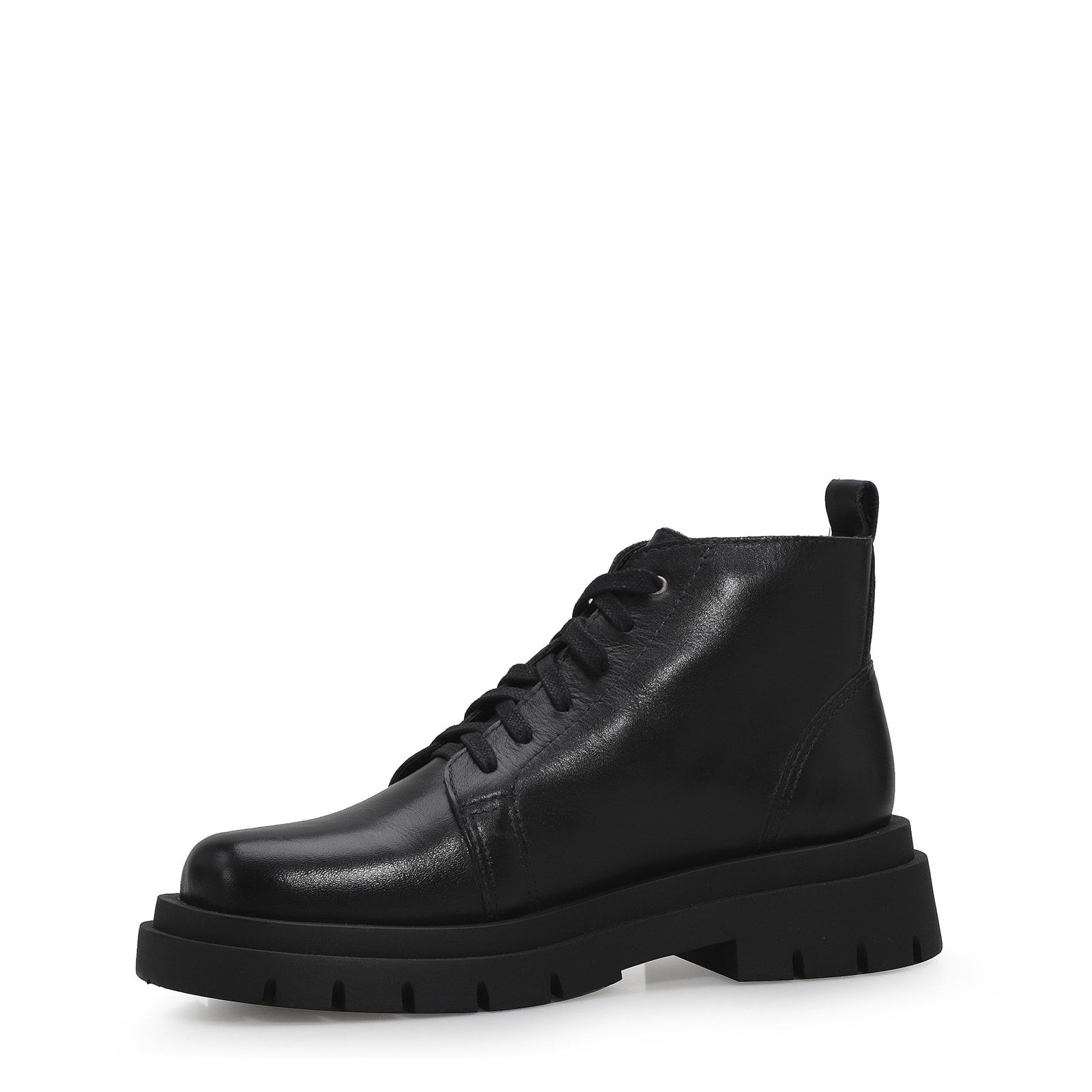 Bota Tratorada Couro Preto
