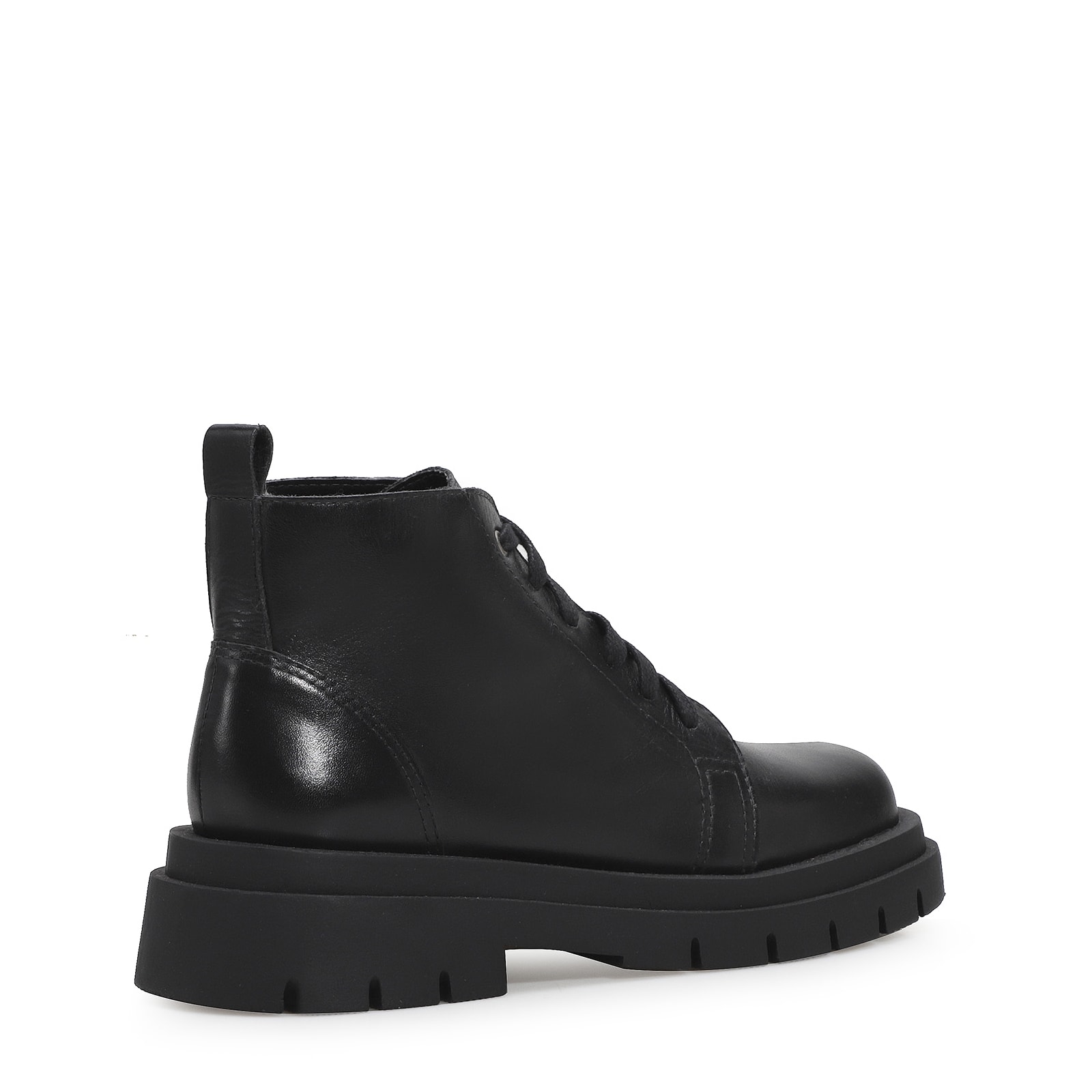 Bota Tratorada Couro Preto