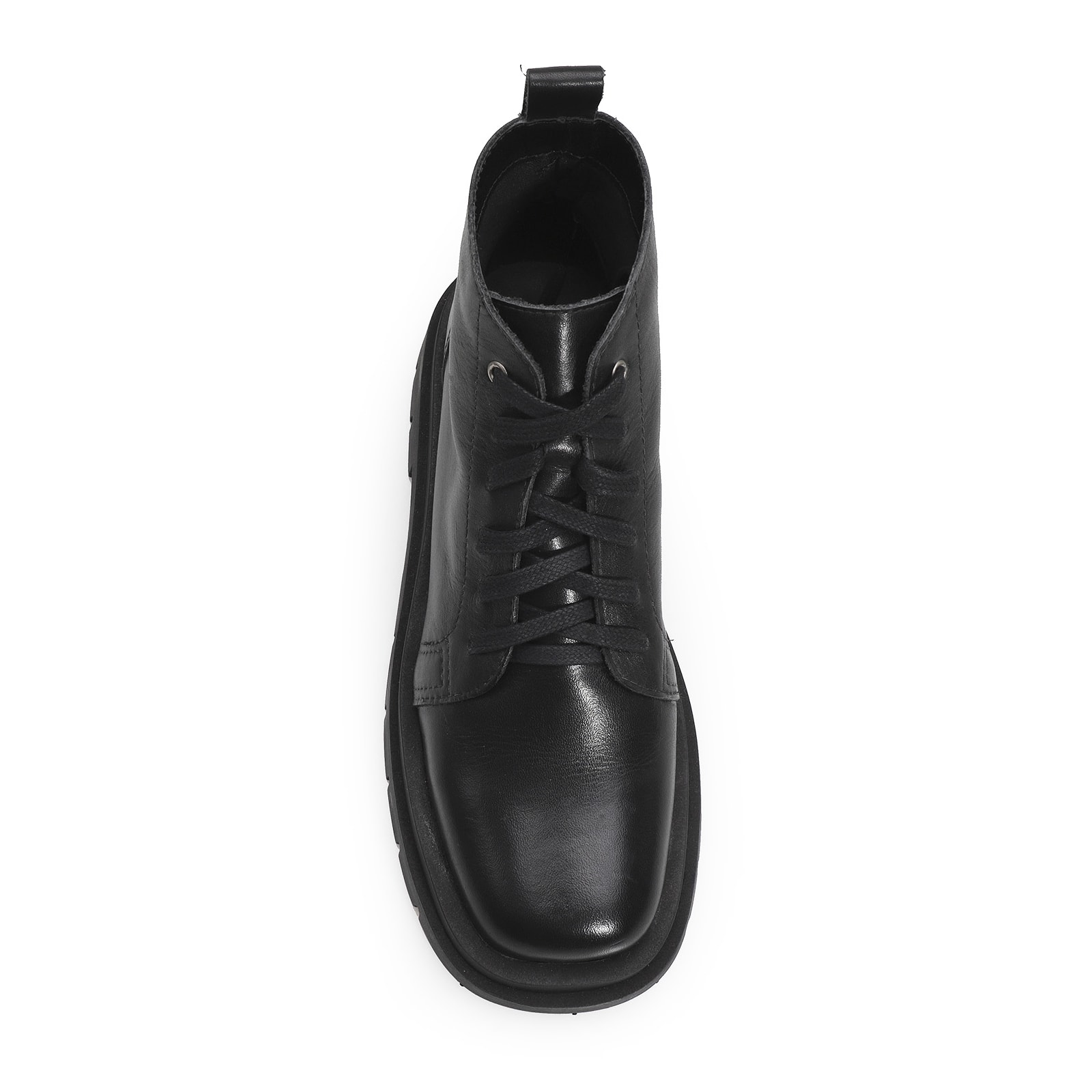 Bota Tratorada Couro Preto