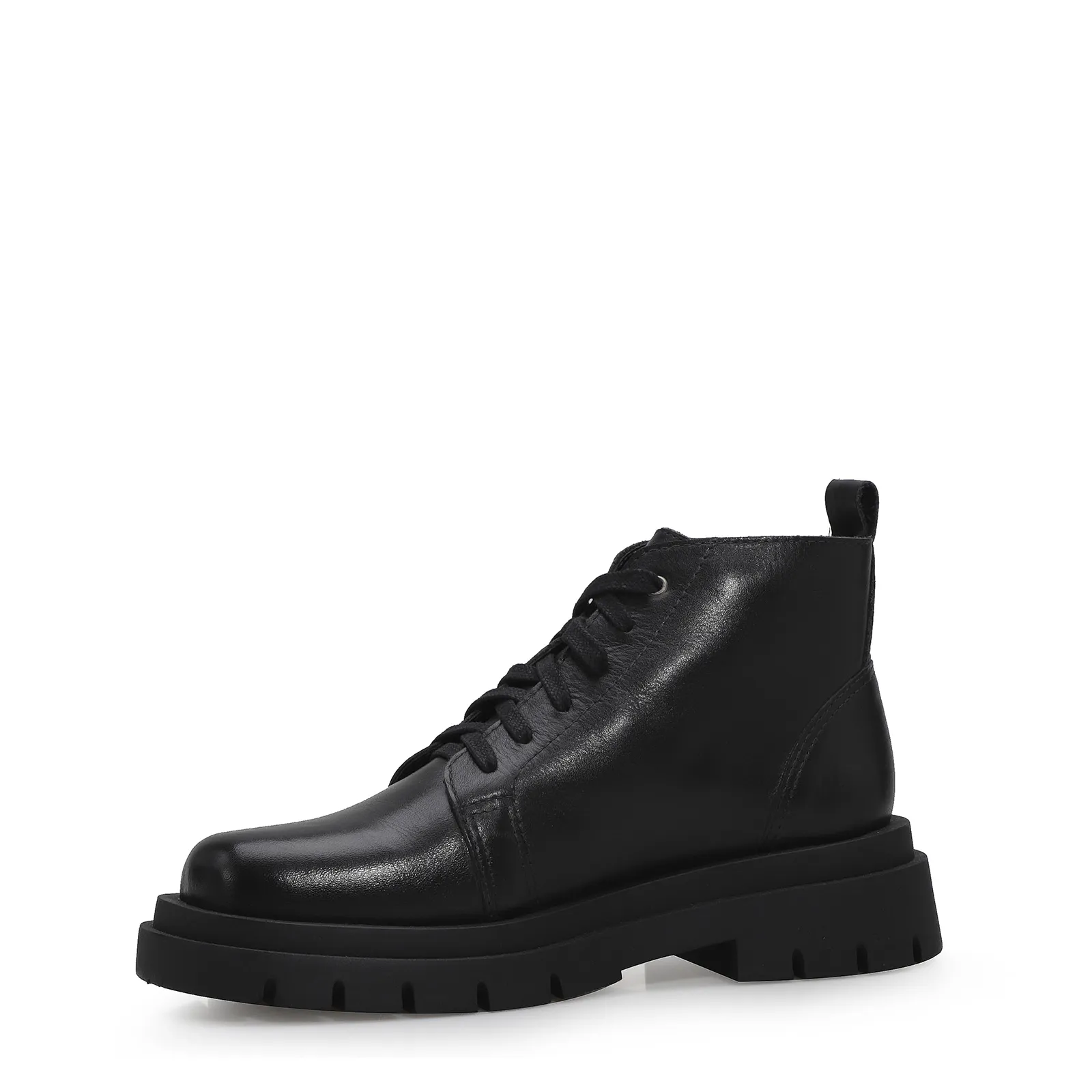 Bota Tratorada Couro Preto