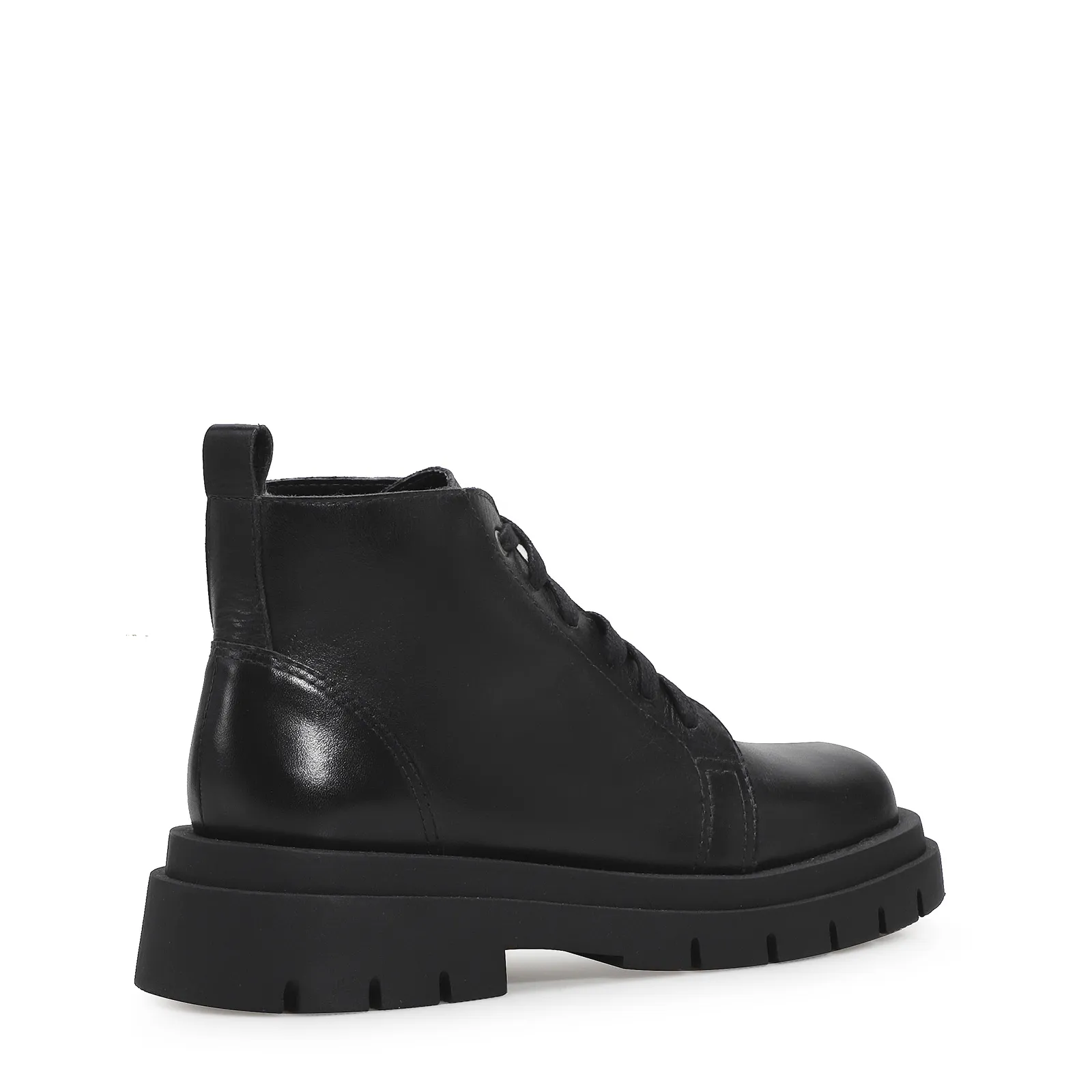 Bota Tratorada Couro Preto