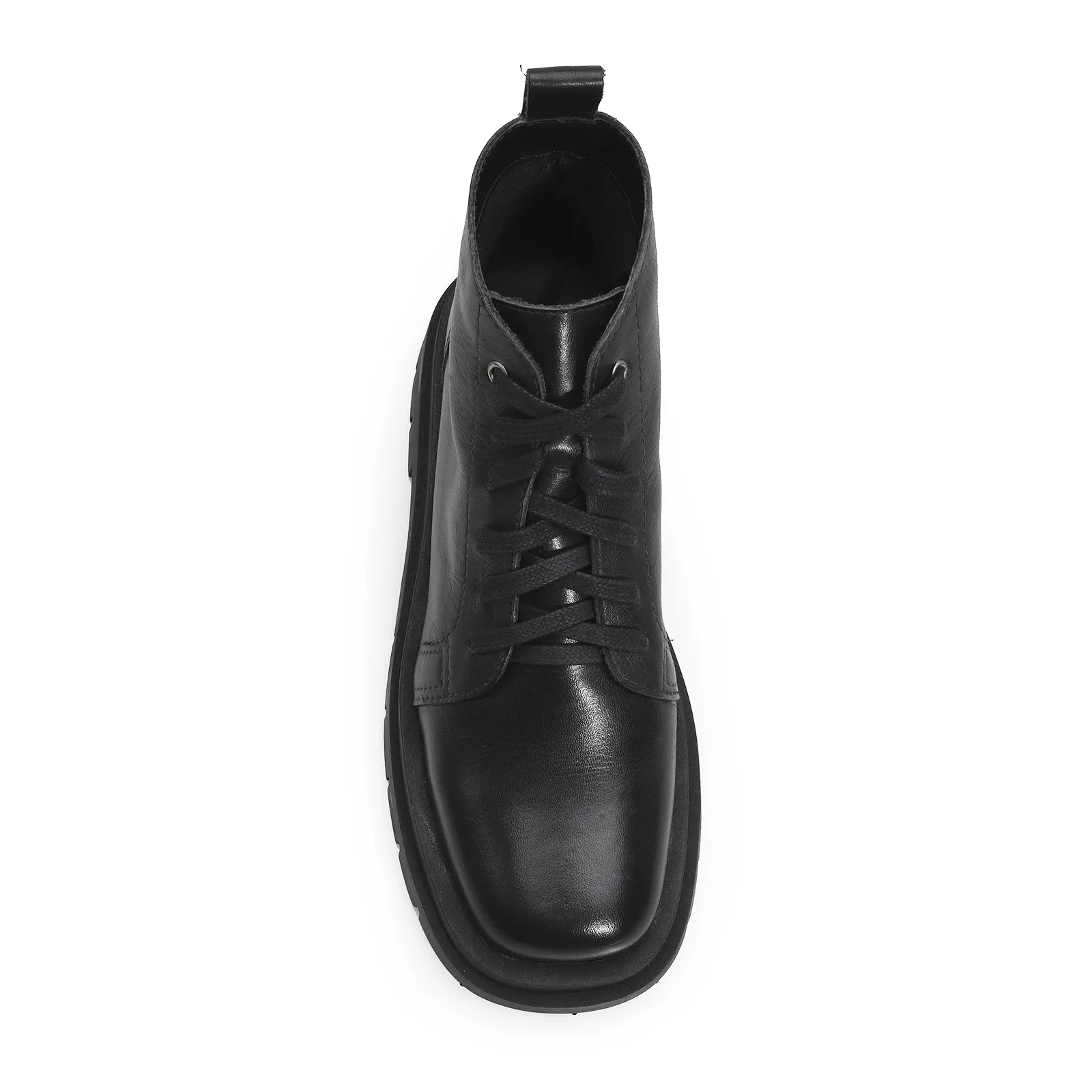 Bota Tratorada Couro Preto