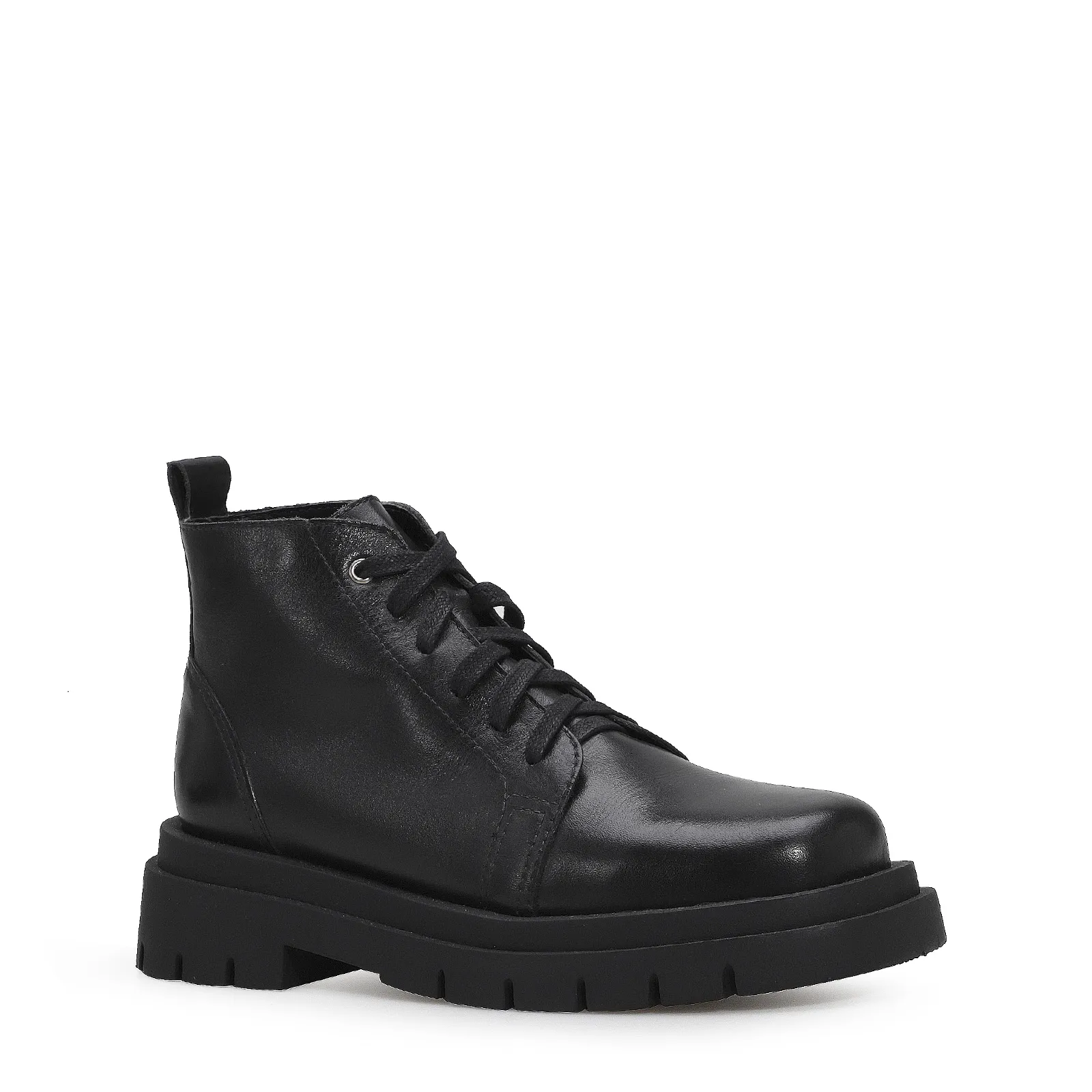 Bota Tratorada Couro Preto