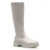 Bota Tratorada High Mia Couro Off White - imagem 1
