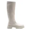 Bota Tratorada High Mia Couro Off White - imagem 2