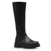 Bota Tratorada High Mia Couro Preto - imagem 1