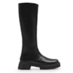 Bota Tratorada High Mia Couro Preto - imagem 2