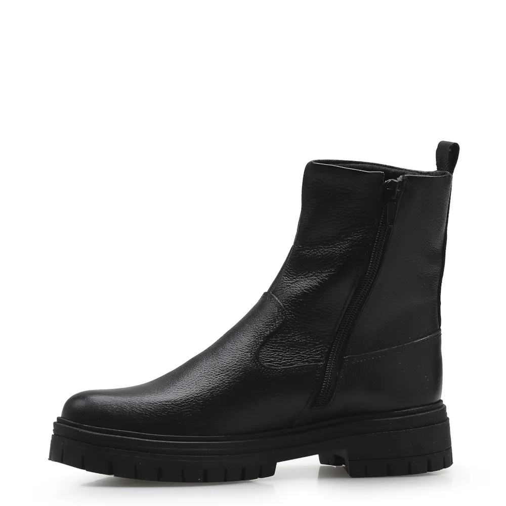 Bota Tratorada Zoe Couro Preto - imagem 4