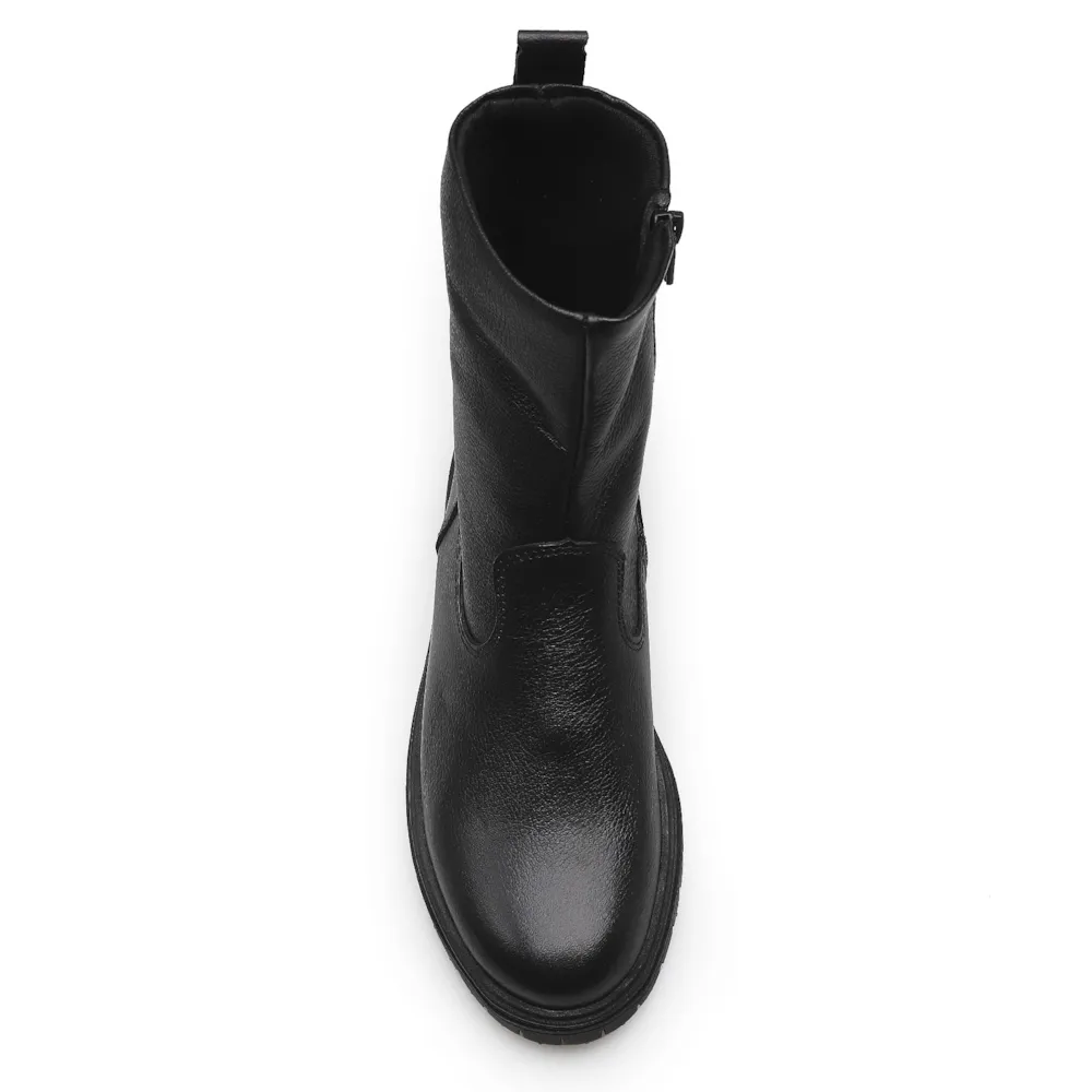 Bota Tratorada Zoe Couro Preto - imagem 5