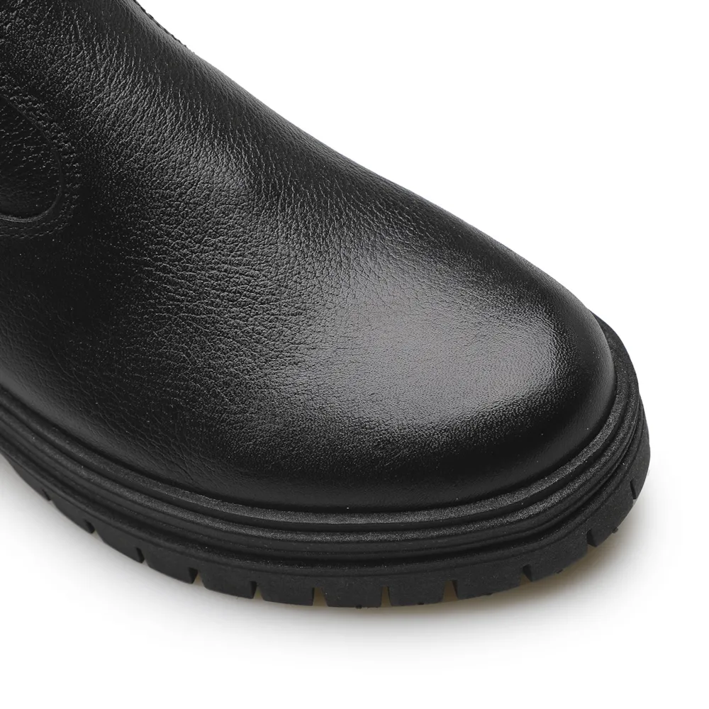 Bota Tratorada Zoe Couro Preto - imagem 6