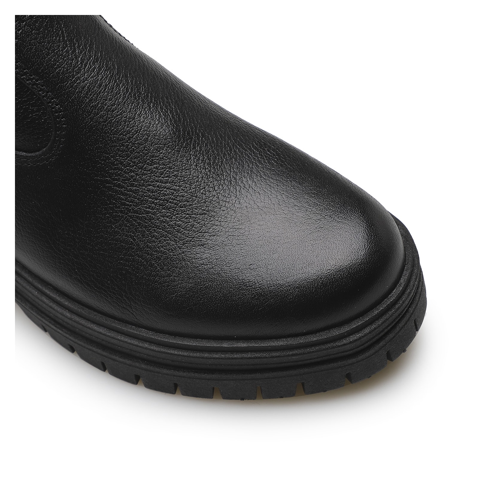 Bota Tratorada Zoe Couro Preto