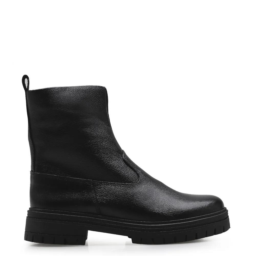 Bota Tratorada Zoe Couro Preto - imagem 2