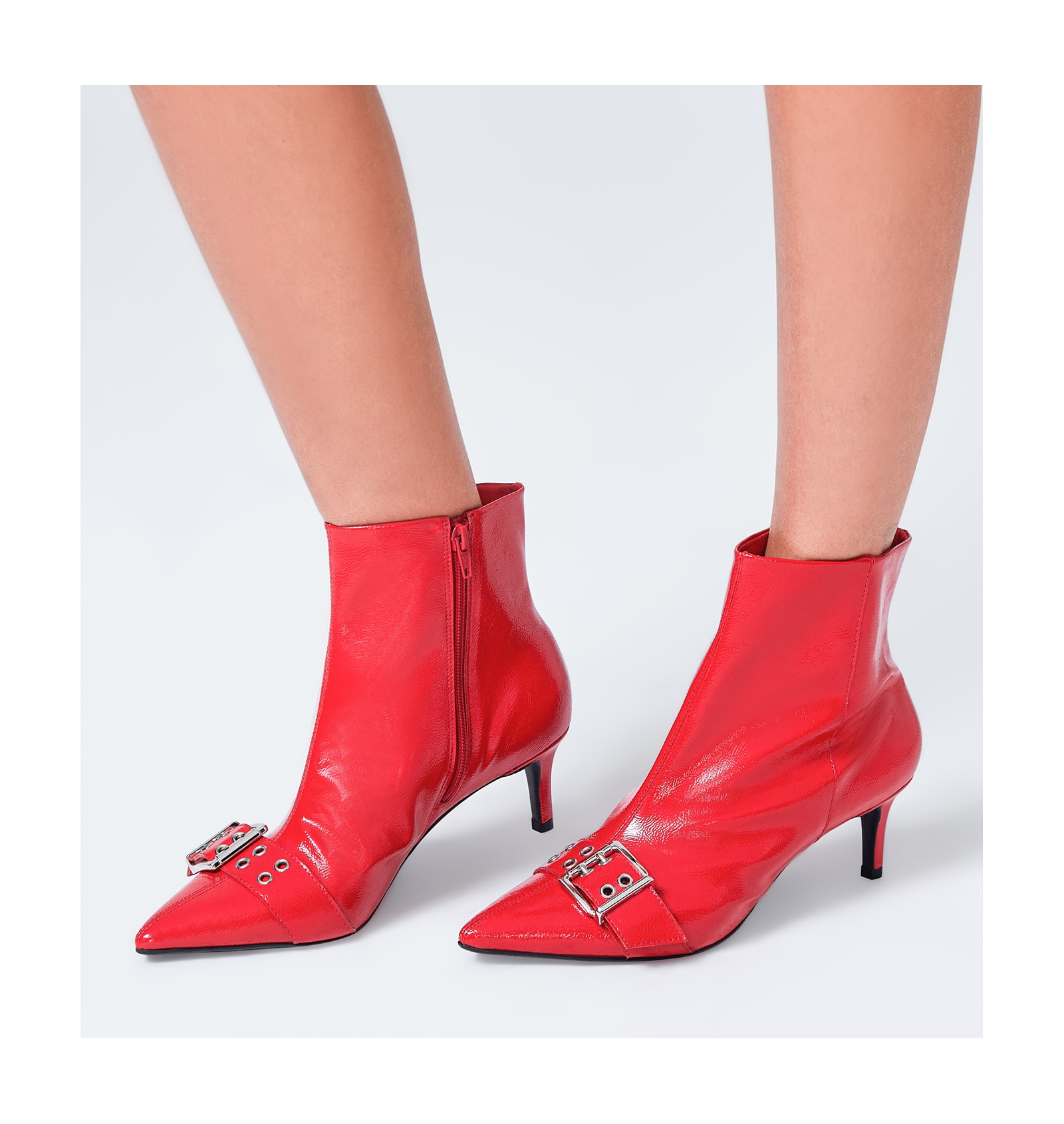 Bota Verniz Vermelho