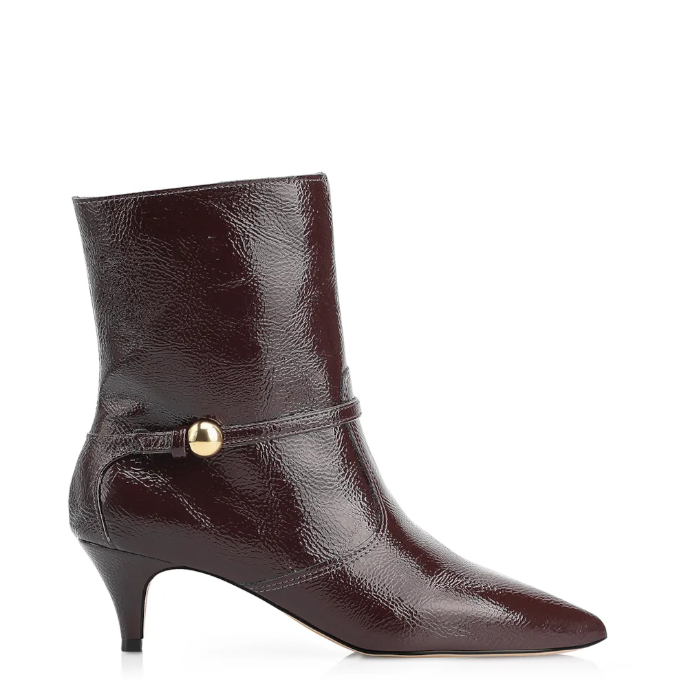 Bota Verniz Vinho Escuro - imagem 3