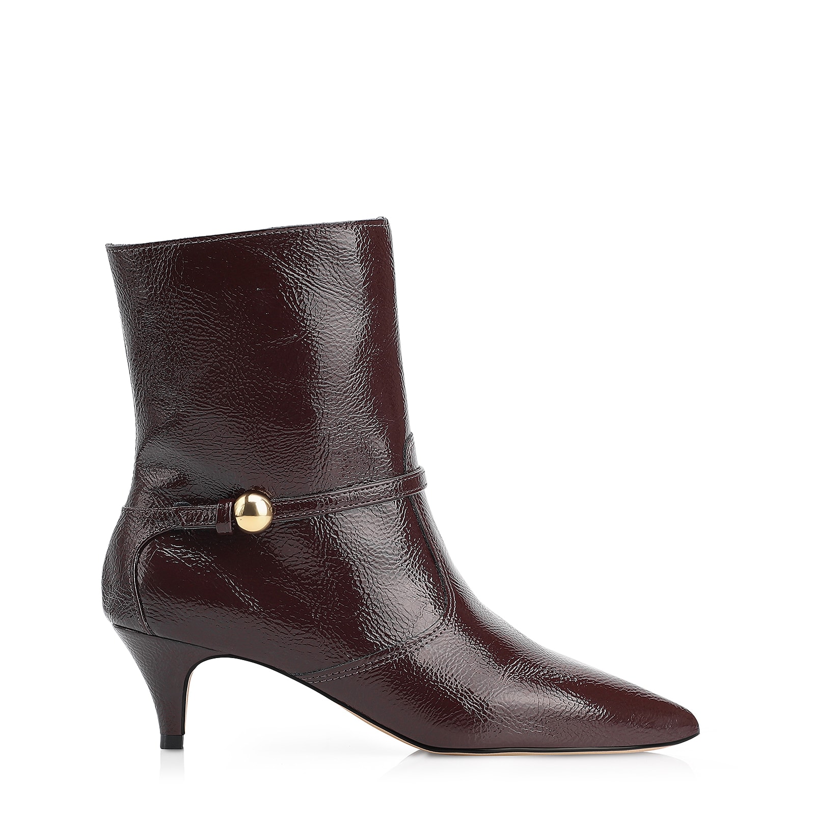 Bota Verniz Vinho Escuro